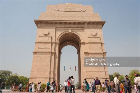 India Gate One Of The Landmarks In New Delhi India High-Res Stock Photo ...