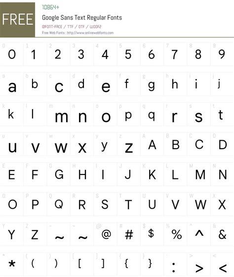 Google Sans Text Regular 3.000 Fonts Free Download - OnlineWebFonts.COM