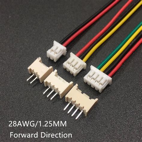 5 Sets Male & Female PCB Connector XH 1.25 JST 2/3/4/5/6/7/8/9/10 Pin Double Head Plug With ...