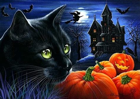 Discover 82+ black cat halloween wallpaper - in.coedo.com.vn