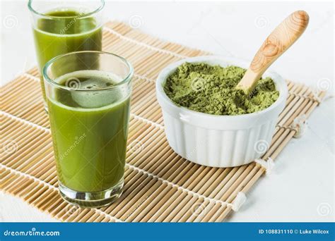 Wheatgrass Juice Shots in Small Glasses Stock Photo - Image of fresh, drink: 108831110