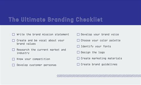 The Ultimate Branding Checklist for Businesses of All Sizes