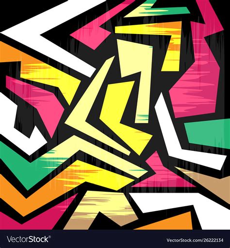 Graffiti colorful background Royalty Free Vector Image