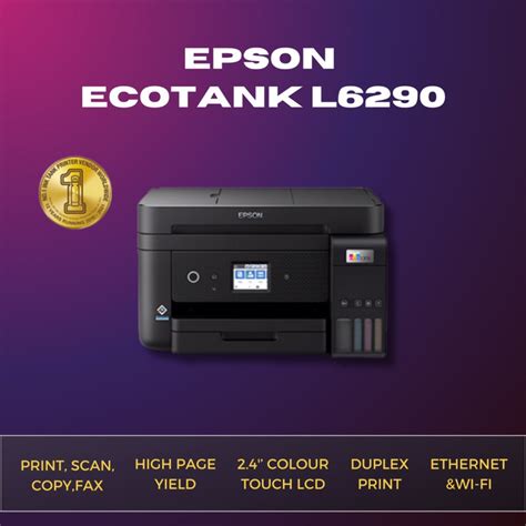Jual Epson Printer L6290 Print Scan Copy Fax Duplex - Pengganti L6190 ...