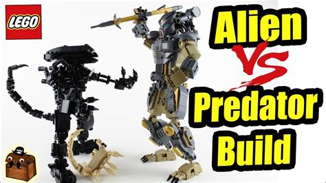 Alien vs Predator LEGO Custom Big Figs MOC - YouTube