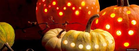 colorful halloween pumpkins Photo Facebook Cover