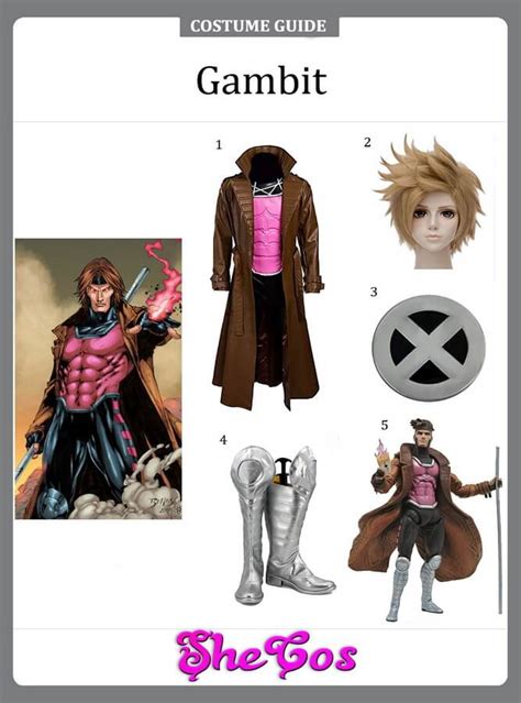 Get Ready To Show Your Power With X-Men Gambit Costume | SheCos