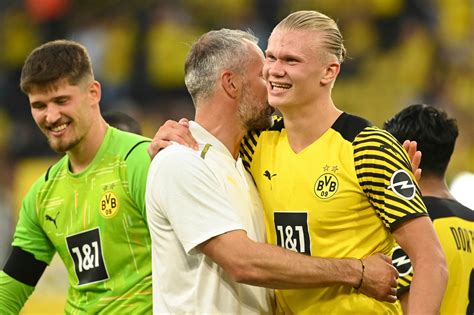 Erling Haaland leads Borussia Dortmund to big win over Eintracht Frankfurt