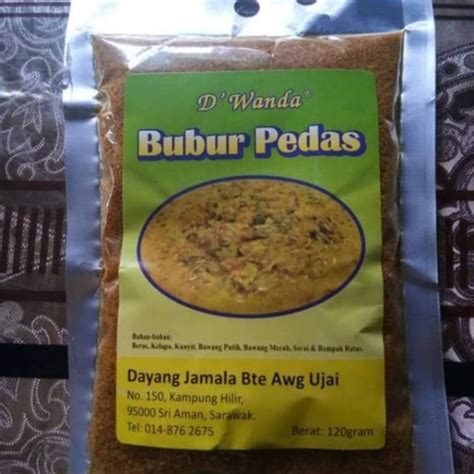 Pes Bubur Pedas Sarawak (200gm) | Lazada