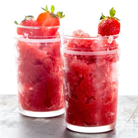 Strawberry Rosé Granita Recipe - EatingWell