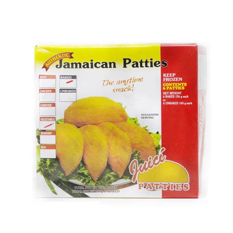 Juici Jamaican Patties - Baked 6 pack box – Western Wholesale Inc.