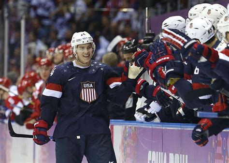 Olympic hockey: T.J. Oshie delivers in shootout as USA beats Russia ...