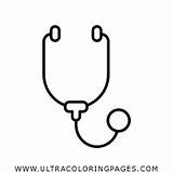 Stethoscope Coloring Pages For Kids  Free sketch template