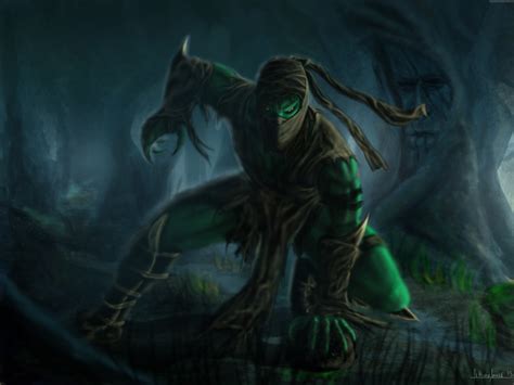 Reptile from Mortal Kombat painting HD wallpaper | Wallpaper Flare