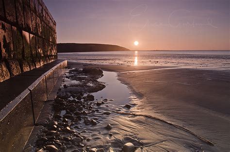 Filey beach sunrise: Elise Garland Photography