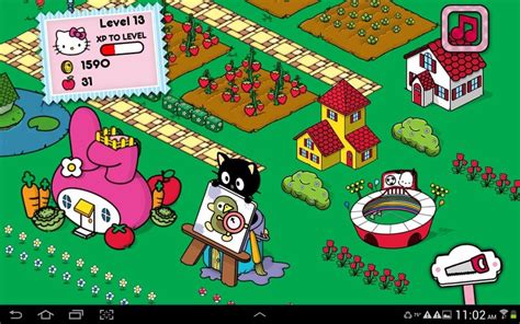 Free Hello Kitty Happy Town cell phone game