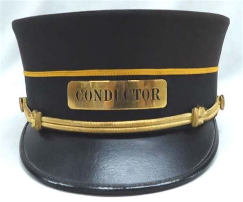 railroad conductor hat | Conductor hat, Hats for men, Train conductor hat