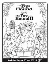 The Fox And Hound 2 Dixie Coloring Pages sketch template
