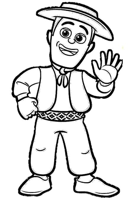 La Granja de Zenon Human coloring page - Download, Print or Color ...