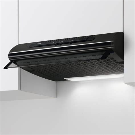 Zanussi ZHT611N Built In 60cm 3 Speeds D Visor Cooker Hood Black New ...