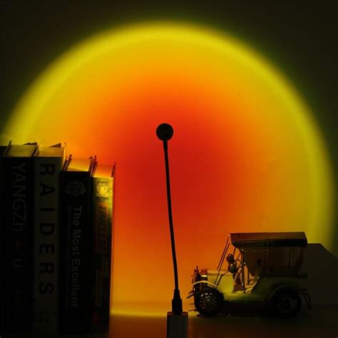 Buy USB Rainbow Projector Sunset Lamp Atmosphere Night Light Home ...