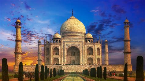 4K, 5K, Agra Uttar Pradesh, Taj Mahal, India, Evening, Mosque, HD Wallpaper | Rare Gallery