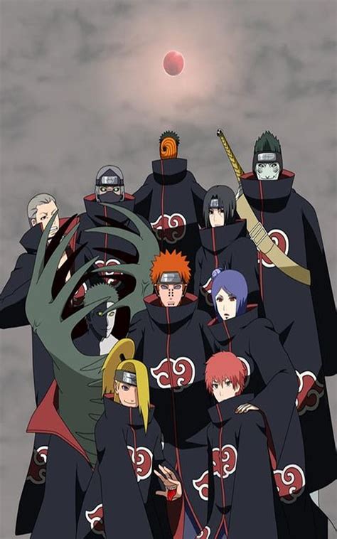 Akatsuki Android , Miembros de Akatsuki fondo de pantalla del teléfono ...