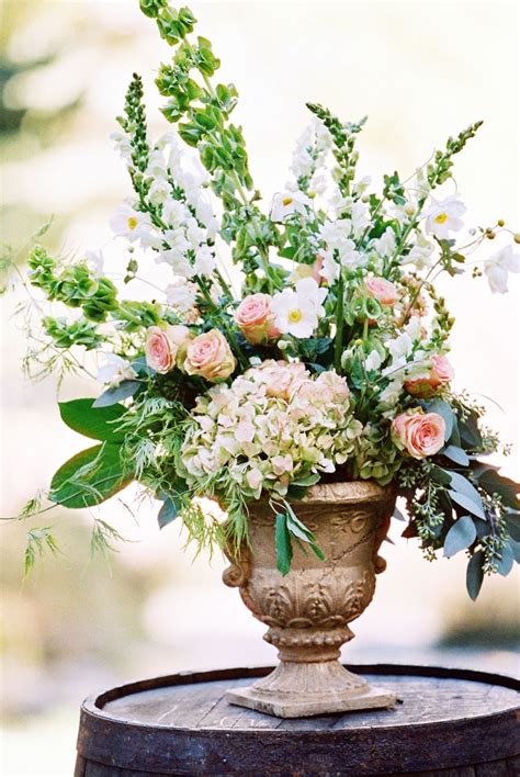 Romantic Blush Sundance Resort Wedding | Large floral arrangements, Flower arrangements, Floral ...