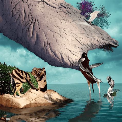 Surrealism Contemporary Digital Art Animals · Creative Fabrica