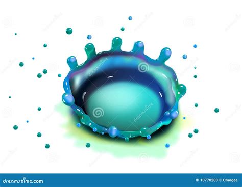 Paint Drops Royalty Free Stock Photos - Image: 10770208