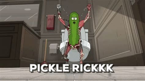 Pickle Rick Happy GIF – Pickle Rick Happy Mood – find og del giffer