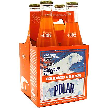 Polar Soda Orange Cream, 4 pk – Central Market