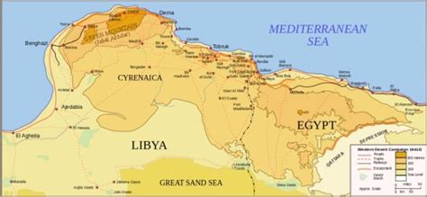 Ww2 Africa Map - Map Of German Operations In Egypt And Libya : World ...