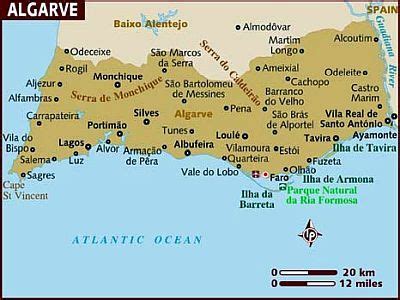 Map of Algarve | Faro portugal, Algarve, Portugal vacation