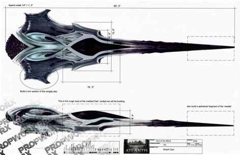 Stargate Atlantis - Wraith dart | Idee