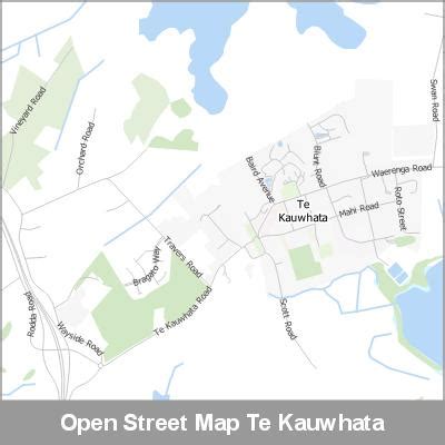 2020 Street Map Te Kauwhata - Digital Maps