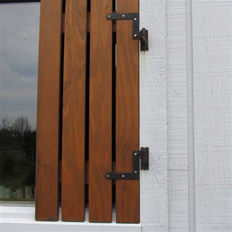 Shutter Hinge (Black) / Pair | Capitol City Lumber