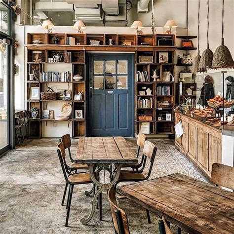 rustic wood always creates comfy environment where you want to spend time with a cup of coffee ...
