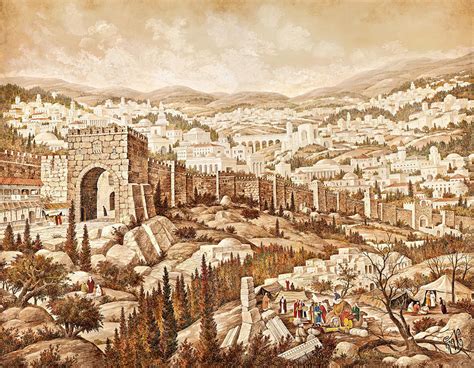 Jerusalem Painting by Aryeh Weiss