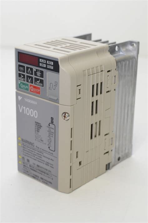 Yaskawa V1000 VFD Inverter Drive 0.4KW (1/2HP), 200V ~ 240V, CIMR-VA2A – Eisen Machinery Inc