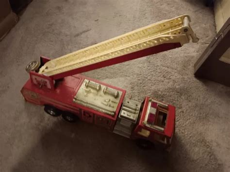 VINTAGE TONKA #5 Fire Engine Ladder Truck Water Cannon 33105 Toy Made In USA $35.00 - PicClick