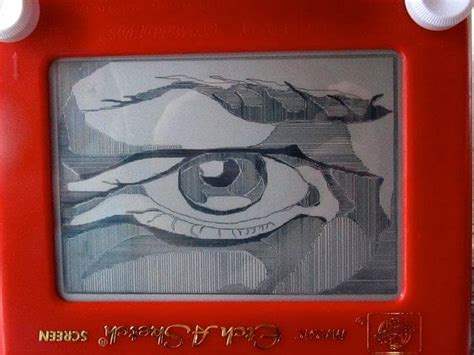 Creating Art, On An Etch A Sketch | Here & Now