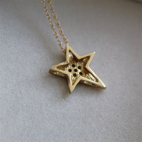 Shooting Star Diamond Necklace 14k Gold | Celestial J… - Gem