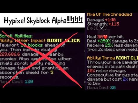 Hypixel Skyblock Alpha Changes are such a W (Nitroze was here) - YouTube