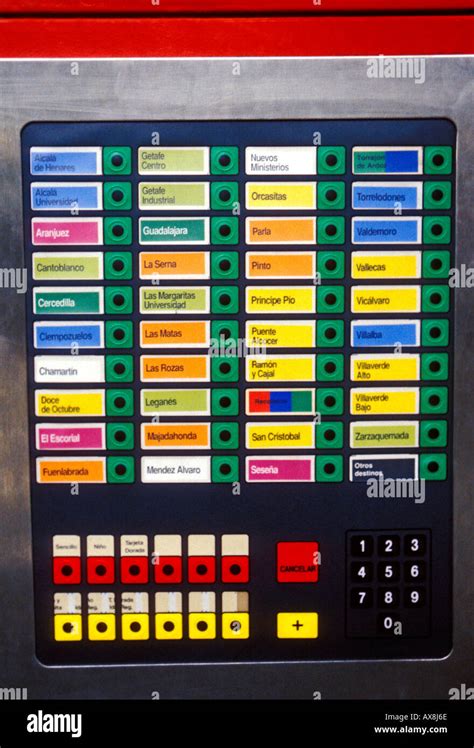 automatic ticket machine, ticket machine, train tickets, train station, Atocha Railway Station ...