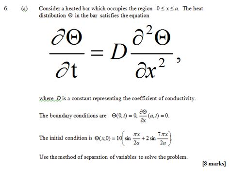 calculus - Heat Equation - please help - Mathematics Stack Exchange