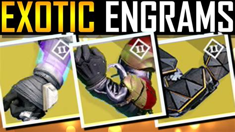 Destiny - XUR's EXOTIC ENGRAMS! - YouTube