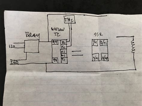 Help with wiring a temperature controller and a solid state relay ...