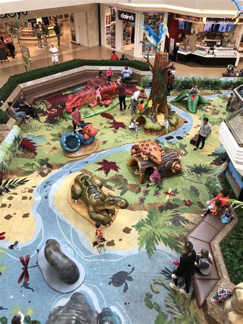 Prehistoric Fun at the Cherry Creek Mall | Slides and Sunshine