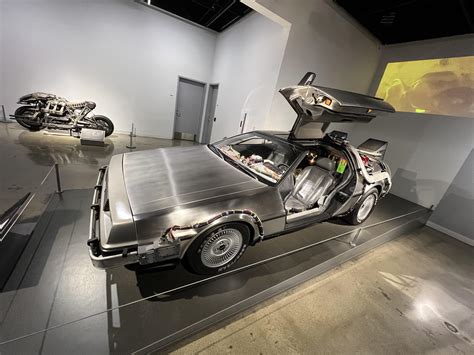 The original movie Delorean from Back to the Future. Man I love the ...